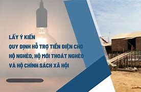 Quyết Định Hỗ Trợ Tiền Điện Hộ Nghèo